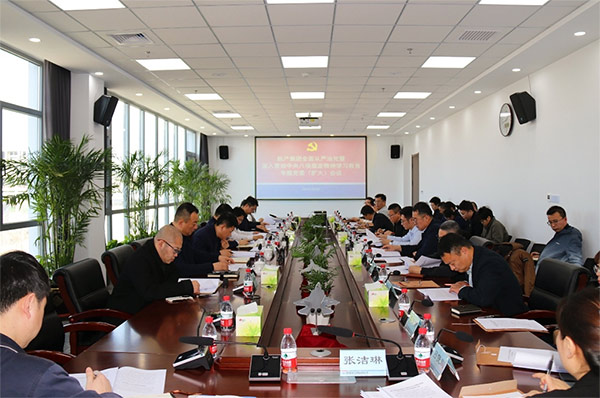沈陽航空產業(yè)集團有限公司召開全面從嚴治黨暨深入貫徹中央八項規(guī)定精神學習教育專題黨委（擴大）會議